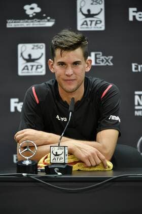 Pressekonferenz PK mit Dominic Thiem (AUT) 11.06.2016 Halbfinale Tennis Mercedes-Cup Stuttgart Weißenhof 04.06..-12.06.2016 MercedesCup Stuttgart Weißenhof 2016