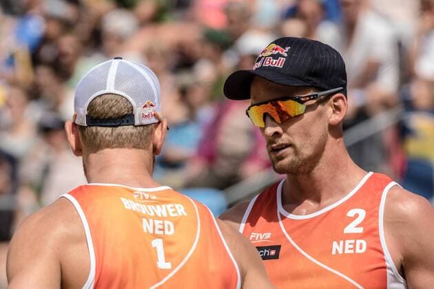 1 Alexander Brouwer 2 Robert Meeuwsen (NED) FiVB Worldtour Major Hamburg