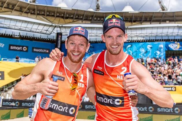 1 Alexander Brouwer 2 Robert Meeuwsen (NED) FiVB Worldtour Major Hamburg