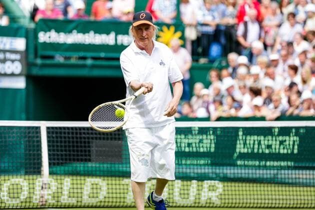 GER., Gerry Weber Open, Showmatch Otto Waalkes vs Christopher Kas 11.06.2016, Gerry Weber Stadion, Halle in Westfalen, GER, Gerry Weber Open, Turniertag 1, im Bild Komiker Otto Waalkes während des Showmatches Foto @ nordphoto Rauch Local Caption nordphotoxrauch