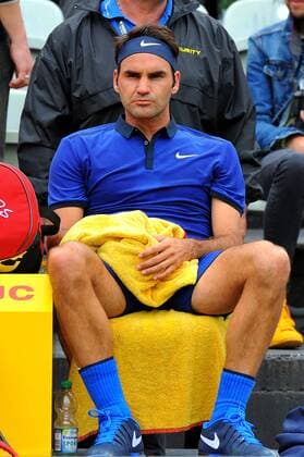 Roger FEDERER (SUI) enttaeuscht. Deutschland, Stuttgart: Tennis, MercedesCup 2016: Halbfinale am 11.06.2016, TC Weissenhof.