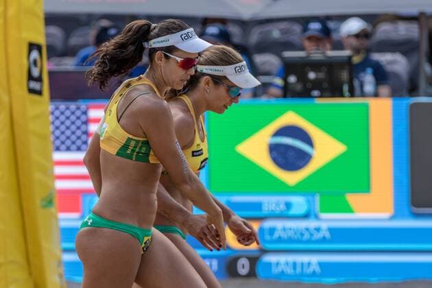 1 Larissa FranÃßa Maestrini 2 Talita Da Rocha Antunes (BRA) FiVB Worldtour Major Hamburg