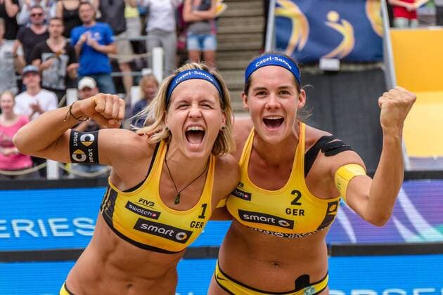 Themen der Woche - SPORT Bilder des Tages - SPORT 1 Laura Ludwig 2 Kira Walkenhorst (GER) FiVB Worldtour Major Hamburg