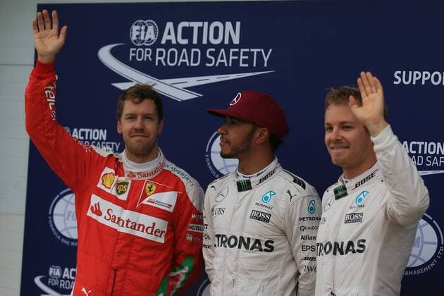 11.06.2016. Montreal, Canada. Formula 1 Grand Prix of Canada. Qualifying sessions. Lewis Hamilton takes pole for tomorrow race followed by team mate Nico Rosberg then in 3rd Sebastian Vettel xLeannexBoonx  ActionPlus11747726