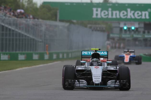 11.06.2016. Montreal, Canada. Formula 1 Grand Prix of Canada. Qualifying sessions. Mercedes AMG Petronas W07 Hybrid & x2013; Nico Rosberg on his way to 2nd on pole xLeannexBoonx  ActionPlus11747705