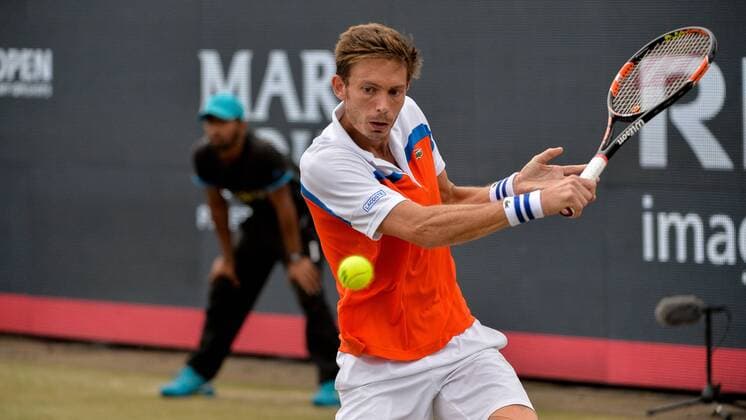 June 11, 2016 - Rosmalen, Netherlands - on Saturday 11th of June 2016 at the Ricoh Open Grass Court Championships at the Autotron in Rosmalen in the Netherlands. ATP Tennis Herren and WTA Tennis Damen Ricoh Open 2016  - ZUMAn230