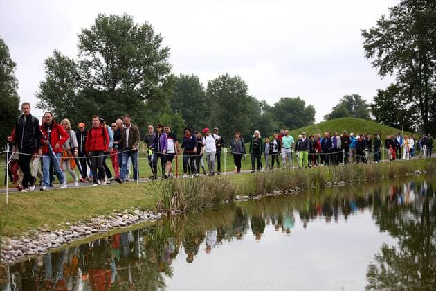 GOLF - PGA Golf Herren Lyoness Open 2016 ATZENBRUGG,AUSTRIA,12.JUN.16 - GOLF - PGA European Tour, Lyoness Open, Diamond Country Club. Image shows fans. GEPAxpictures xDanielxGoetzhaber