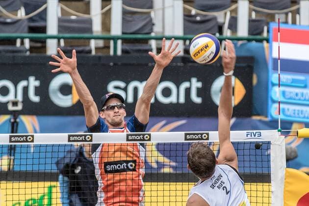 2 Robert Meeuwsen (NED) - 2 Konstantin Semenov (RUS) FiVB Worldtour Major Hamburg
