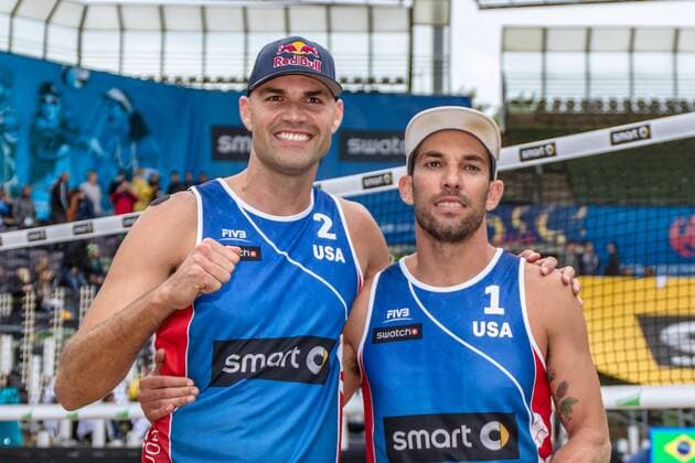1 Nicholas Lucena 2 Philip Dalhausser (USA) FiVB Worldtour Major Hamburg