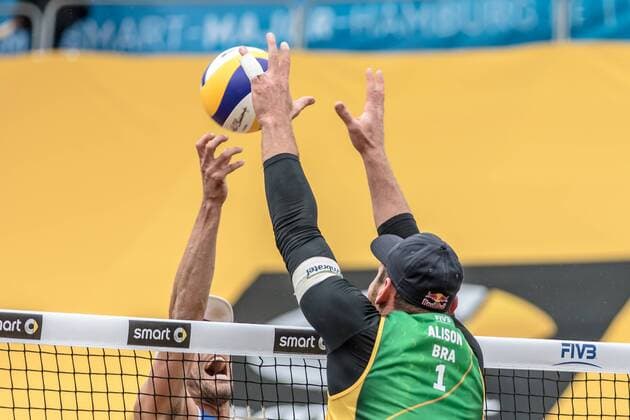 1 Alison Cerutti (BRA) - 1 Nicholas Lucena (USA) FiVB Worldtour Major Hamburg