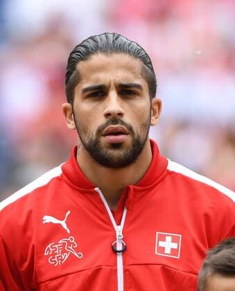 Fussball Euro 2016 Gruppe A in Lens Albanien - Schweiz EM Nationalteam Länderspiel 11.06.2016 Ricardo Rodriguez (Schweiz)