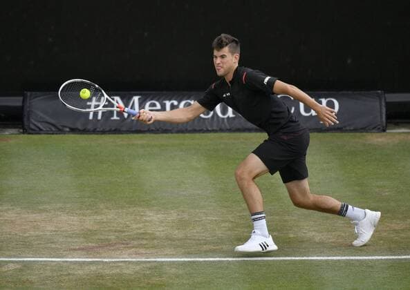 Dominic Thiem (AUT) Aktion 12.06.2016 Finale Tennis Mercedes-Cup Stuttgart Weißenhof 04.06..-12.06.2016 MercedesCup Stuttgart Weißenhof 2016