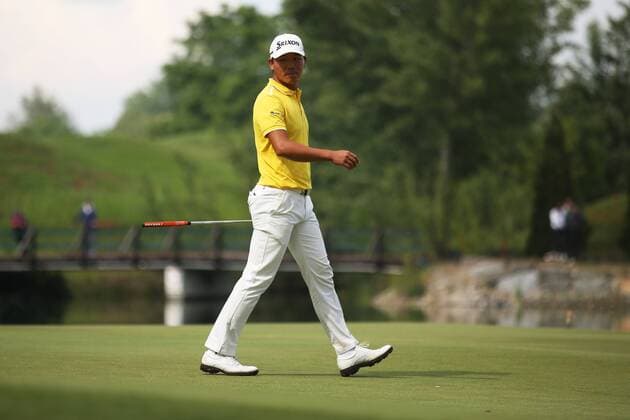 GOLF - PGA Golf Herren Lyoness Open 2016 ATZENBRUGG,AUSTRIA,12.JUN.16 - GOLF - PGA European Tour, Lyoness Open, Diamond Country Club. Image shows Ashun Wu (CHN). GEPAxpictures xDanielxGoetzhaber