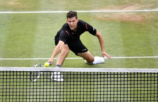 Dominic Thiem (AUT) Aktion 12.06.2016 Finale Tennis Mercedes-Cup Stuttgart Weißenhof 04.06..-12.06.2016 MercedesCup Stuttgart Weißenhof 2016