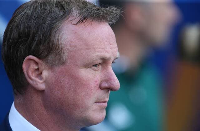 SOCCER - UEFA EURO EM Europameisterschaft Fussball 2016, POL vs NIR NICE,FRANCE,12.JUN.16 - SOCCER - UEFA European Championship EM Europameisterschaft 2016, international match Länderspiel Poland vs Northern Ireland. Image shows head coach Michael ONeill (NIR). GEPAxpictures xMarioxKneisl