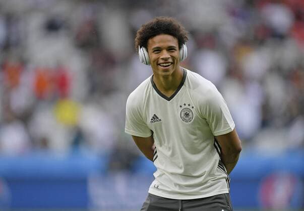 12.06.2016, Fussball EM-2016 Frankreich, Vorrunde, Deutschland - Ukraine EM EURO Nationalteam Länderspiel , im Stade Pierre Mauroy in Lille (Frankreich). Leroy Sane (Deutschland) 