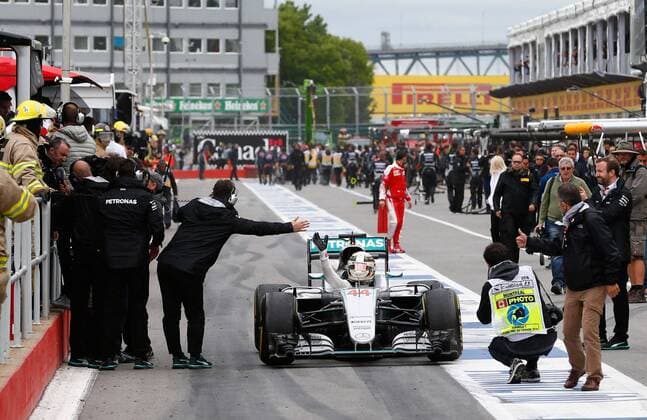 Formel 1, GP Kanada Motorsports: FIA Formula One World Championship WM Weltmeisterschaft 2016, Grand Prix of Canada, 44 Lewis Hamilton (GBR, Mercedes AMG Petronas F1 Team), xWWx