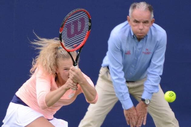 June 13, 2016 - Birmingham, Warwickshire, England - KATERINA SINIAKOVA during her third round qualifying match vs. A. Krunic in the Aegon Classic Birmingham tennis tournament. Tennis 2016 - Aegon Classic Birmingham - Day 1 - ZUMAl132