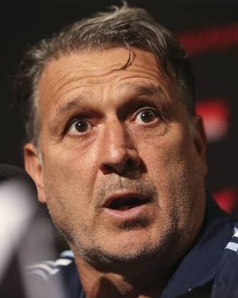 Argentina s head coach Gerardo Martino addresses a press conference PK Pressekonferenz at the Starfire Sports in Seattle, Washington, United States, 13 June 2016. Argentina will face Bolivia tomorrow during their Copa America Group D match. EFE David Fernandez ARGENTINA S TRAINING SESSION !ACHTUNG: NUR REDAKTIONELLE NUTZUNG!  SEA026 20160614-636014759978777078
