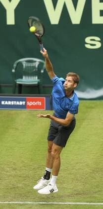 Foto :: Florian Mayer ( GER ) Tennis-Turnier Gerry Weber Open im westfälischen Halle am Di. 14.06.2016