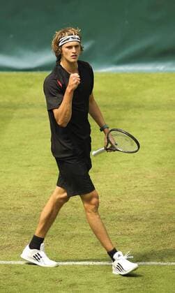 Themen der Woche - Sport Bilder des Tages - SPORT Foto : Alexander ZVEREV ( GER ) Tennis-Turnier Gerry Weber Open im westfälischen Halle am Di. 14.06.2016