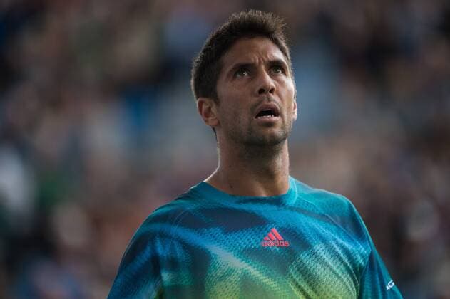 (160614) -- LONDON, June 14, 2016 -- Fernando Verdasco of Spain reacts during his singles first round match against Stan Wawrinka of Switzerland during day two of the ATP Tennis Herren 500 Aegon Championships at the Queen s Club in London, Britain on June 14, 2016. ) (SP)BRITAIN-LONDON-TENNIS-AEGON CHAMPIONSHIPS-WAWRINKA VS VERDASCO JonxBuckle 