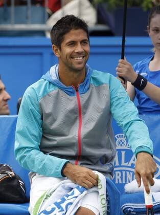 14.06.2016. Queens Club, London, England. Aegon Queens Tennis Championships Day Two. A relaxed looking Fernando Verdasco (ESP) before his 1st round match against number 2 seed, Stan Wawrinka (SUI). xAlanxMartinx  ActionPlus11749054