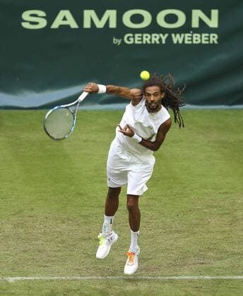 Foto : Dustin Brown ( GER ) Tennis-Turnier Gerry Weber Open im westfälischen Halle am Di. 14.06.2016
