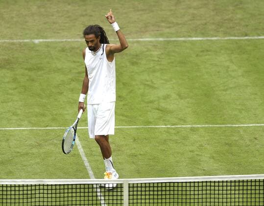 Foto : Dustin Brown ( GER ) Tennis-Turnier Gerry Weber Open im westfälischen Halle am Di. 14.06.2016