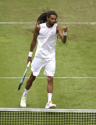 Foto : Dustin Brown ( GER ) Tennis-Turnier Gerry Weber Open im westfälischen Halle am Di. 14.06.2016