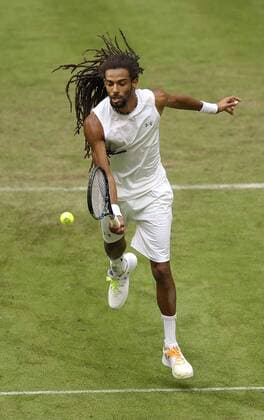 Foto : Dustin Brown ( GER ) Tennis-Turnier Gerry Weber Open im westfälischen Halle am Di. 14.06.2016