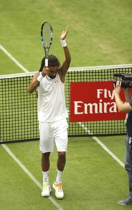 Foto : Dustin Brown ( GER ) Tennis-Turnier Gerry Weber Open im westfälischen Halle am Di. 14.06.2016