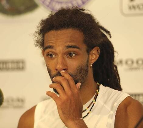 Foto : Dustin Brown ( GER ) Tennis-Turnier Gerry Weber Open im westfälischen Halle am Di. 14.06.2016