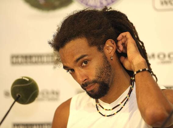 Foto : Dustin Brown ( GER ) Tennis-Turnier Gerry Weber Open im westfälischen Halle am Di. 14.06.2016