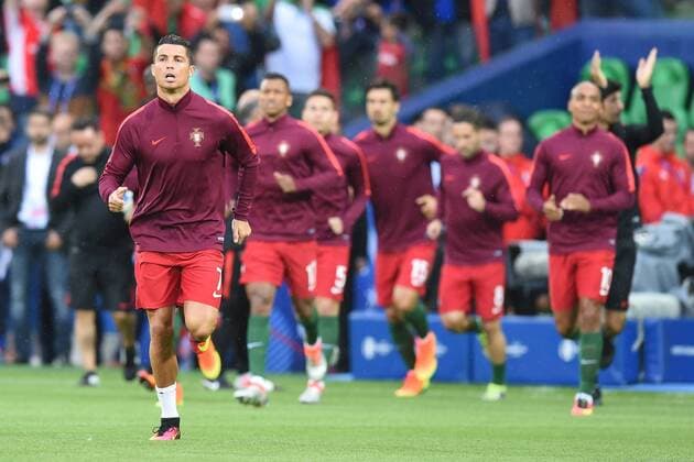 Fussball, Herren, Saison 2015 16, EM 2016 in Frankreich, Gruppe F (1. Spieltag) in Saint-Etienne, Portugal - Island, Cristiano Ronaldo (Nr. 7, Portugal), 14.06.2016,