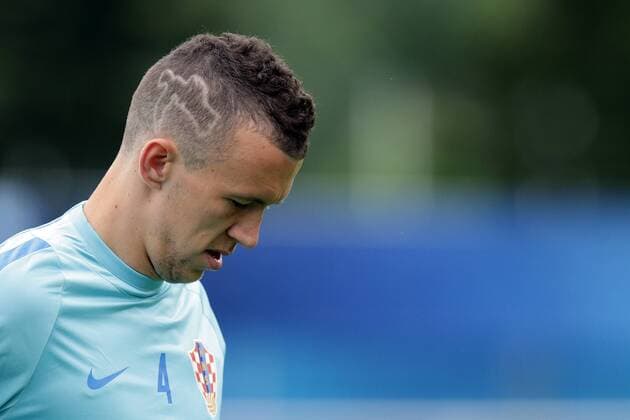 PXL_EURO 2016 CRO training session 14.06.2016., Deauville, France - Training session of the Croatia national football team at the Stade Parc de Loisirs. Ivan Perisic.  GoranxStanzl PIXSELL
