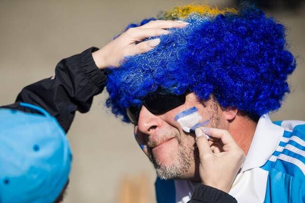 Copa America, Argentinien - Bolivien, Fans Argentina fans get ready before the Copa America Centenario match between Argentina and Bolivia at the Century Field in Seattle, United States, 14 June 2016. ARGENTINA VS BOLIVIA !ACHTUNG: NUR REDAKTIONELLE NUTZUNG!  SEA008 20160615-636015572253892460