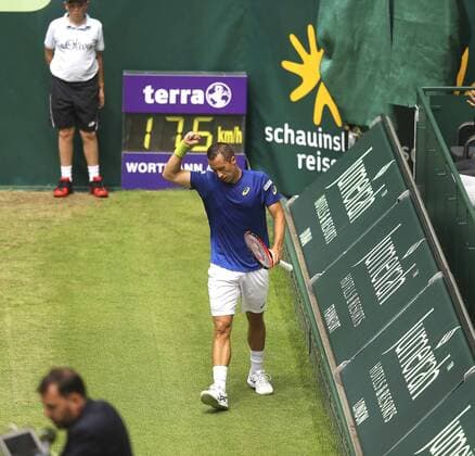 Foto : Tennis-Turnier Gerry Weber Open im westfälischen Halle am Mi. 15.06.2016
