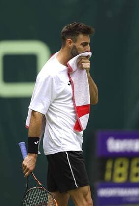 Foto : Marcel Granollers ( ESP , Spain ) Tennis-Turnier Gerry Weber Open im westfälischen Halle am Mi. 15.06.2016