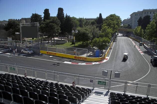 Atmosphere before Europe F1 GP at Baku circuit. xRUBIOx  RV RACING PRESS