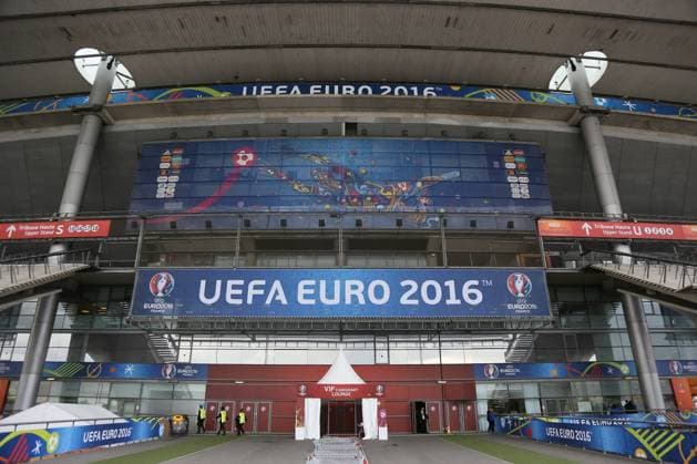 VIP Eingang am Stade de France - EM 2016: Deutschland vs. Polen, Gruppe C, 2. Spieltag, Stade de France, Saint Denis, Paris