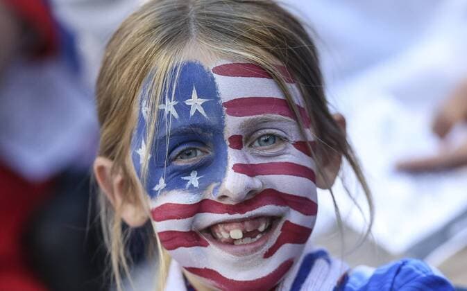 A US young fan smiles before the Copa America Centenario soccer match between USA and Ecuador at CenturyLink Field in Seattle, Washington, United States, 16 June, 2016. USA VS ECUADOR !ACHTUNG: NUR REDAKTIONELLE NUTZUNG!  CEN017 20160617-636017323283952151