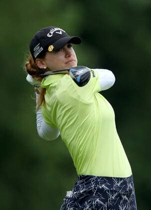 June 16, 2016 - Belmont, Michigan, Untied States - Belen Mozo of Spain follows her shot at the 5th tee during the first round of the Meijer LPGA Golf Damen Classic golf tournament at Blythefield Country Club in Belmont, MI, USA Thursday, June 16, 2016. Meijer LPGA Classic  - ZUMAn230