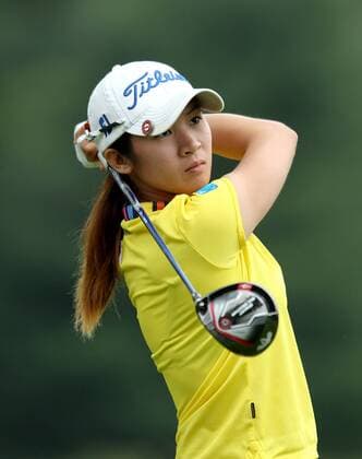 June 16, 2016 - Belmont, Michigan, Untied States - Pannarat Thanapolboonyaras of Thailand, follows her tee shot on the fifth hole during the first round of the Meijer LPGA Golf Damen Classic golf tournament at Blythefield Country Club in Belmont, MI, USA Thursday, June 16, 2016. Meijer LPGA Classic  - ZUMAn230