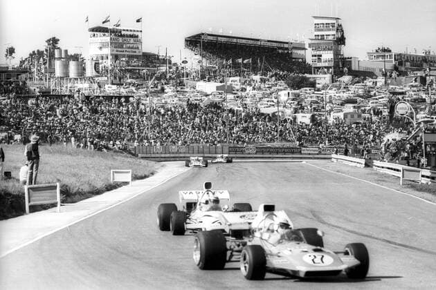 Großer Preis von Südafrika 1972, John Love (Rhodesien Surtees) in seinem Boliden