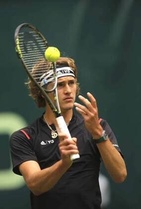 Foto : Alexander Zverev ( GER ) Tennis-Turnier Gerry Weber Open im westfälischen Halle am Fr. 17.06.2016