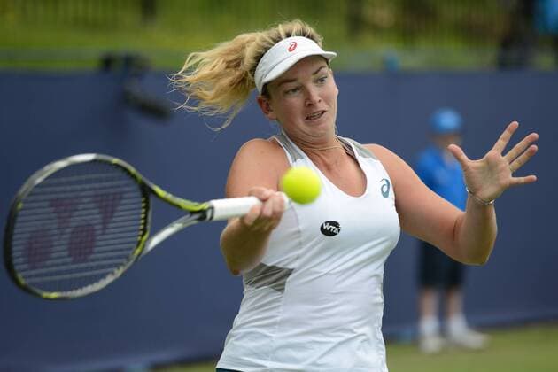 June 17, 2016 - Birmingham, Warwickshire, England - COCO VANDEWEGHE of the United States in her second round match vs. C. McHale in the Aegon Classic Birmingham tennis tournament. Tennis 2016 - Aegon Classic Birmingham - Day 5 - ZUMAl132