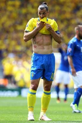 EURO 2016, Italien - Schweden Zlatan Ibrahimovic Dejection Sweden Toulouse 17-06-2016 Stade de Toulouse Football Euro2016 EM Euro Länderspiel Nationalmannschaft Italien vs Schweden Group Stage EM EURO Länderspiel Nationalteam Group E Foto MatteoxCiambelli Insidefoto matteoxciambelli