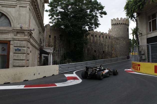 Bilder des Tages - SPORT European Grand Prix, Baku 16 - 19 June 2016 Nico Hulkenberg (GER) Sahara Force India F1 VJM09 