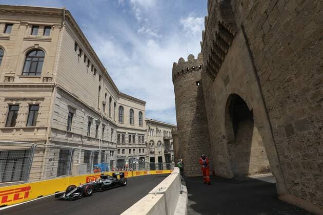 European Grand Prix, Baku 16 - 19 June 2016 Lewis Hamilton (GBR) Mercedes AMG F1 W07 Hybrid 